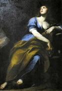 Andrea Vaccaro Penitent Mary Magdalene oil painting on canvas
